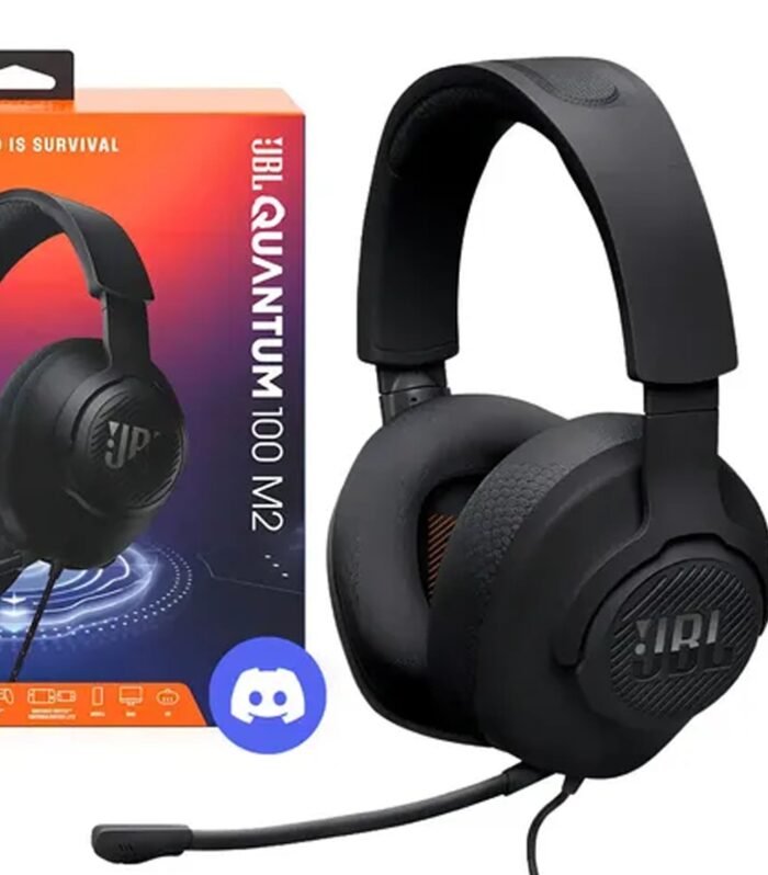 JBL Quantum 100 M2 Gaming Wired Headphones Black