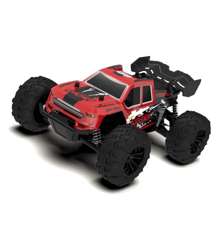 YDJ Q220 Monster 4 Wheel High Speed Remote Control Car (Red)