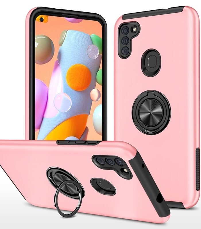 Galaxy A55 5G Dual Layer Invisible Ring Case Pink