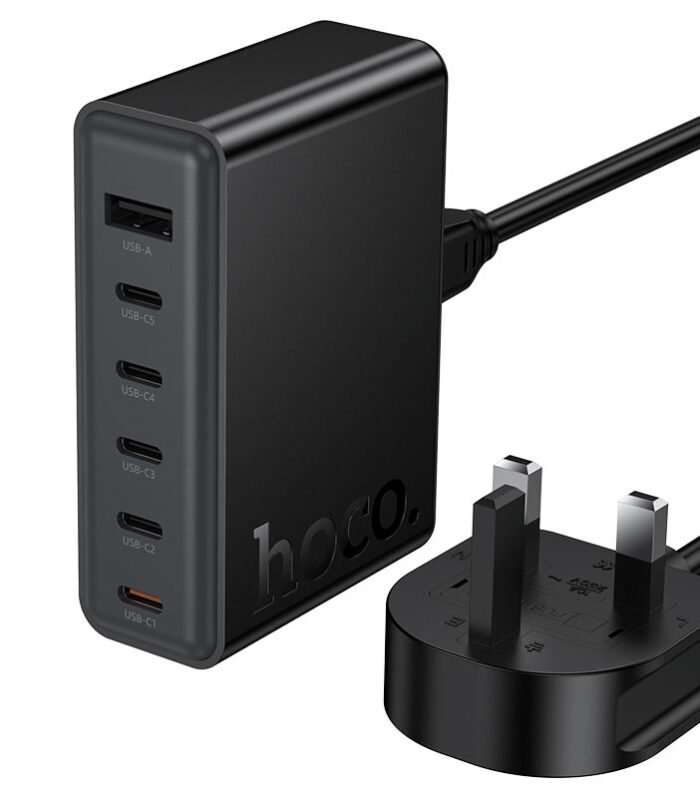Hoco 6-In-1 45W Six Ports Charger with Cable