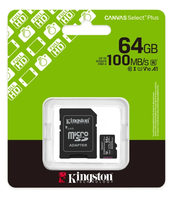 Kingston 64GB Micro SD Card SDHC SDXC Memory Card